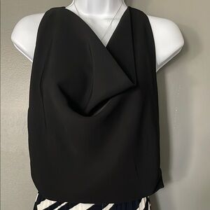 House of Harlow 1960 Black Asymmetrical Tank Top